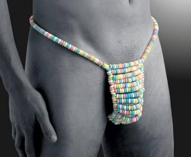 String pour homme bonbons