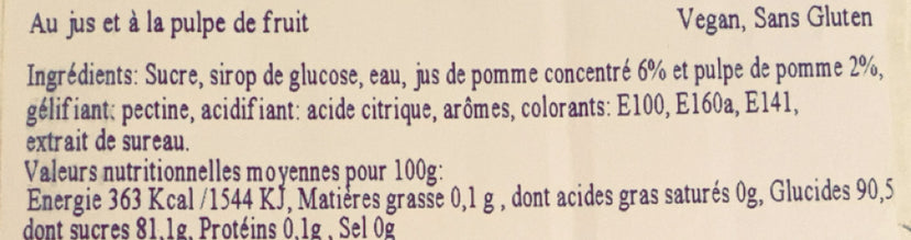 Pâte de fruits 100g