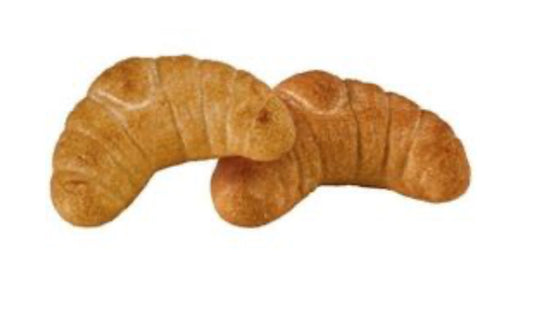 2 mit Schokolade gefüllte Croissants