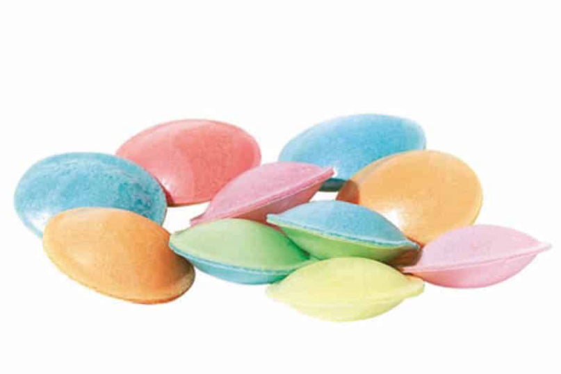 Soucoupes fruités par 10